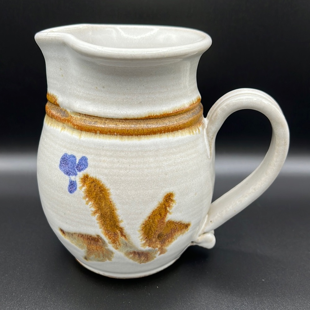 Studio Pottery Handmade Ceramic Pitcher 7.5 in